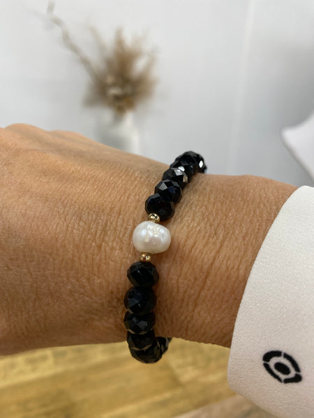 Custom Beaded Bracelets-One Pearl