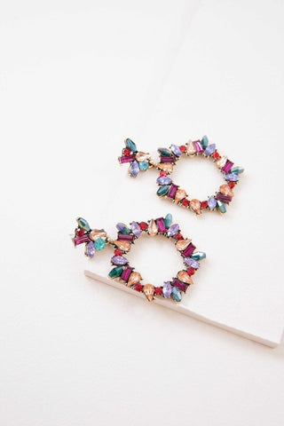 Crystal Stone Earrings