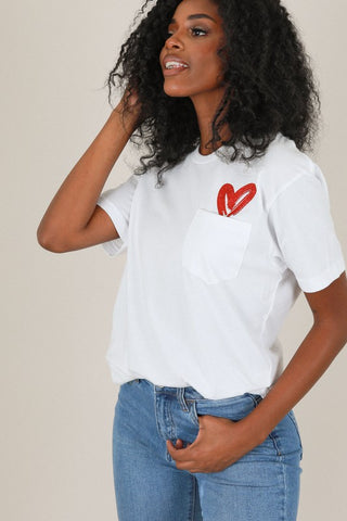 Heart Pocket Tee