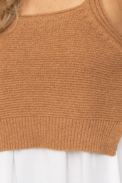 Twofer Knit Top