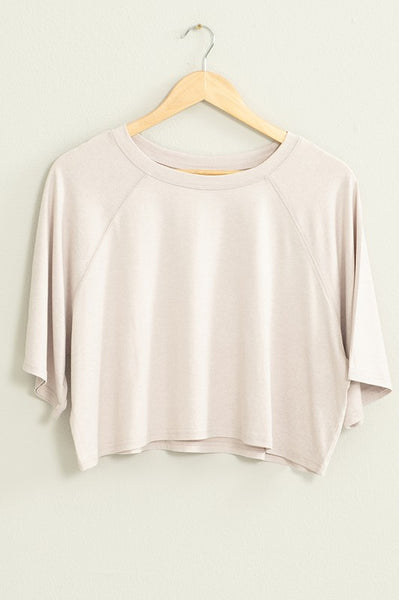 Round Lose Crop Tee