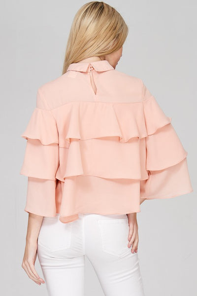 High Neck Layered Top