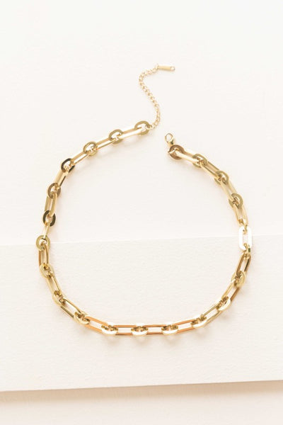 Overawe Large Chain Link Necklace Choker