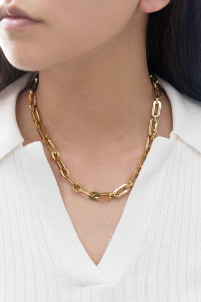 Overawe Large Chain Link Necklace Choker