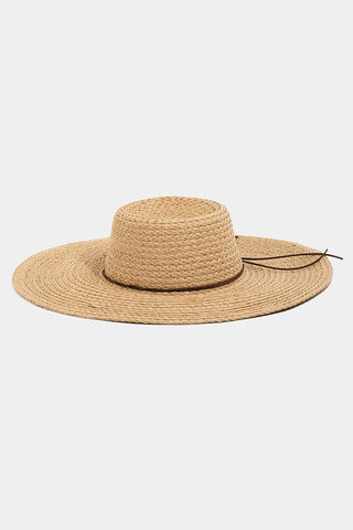 Straw Braid Rope Strap - Sun Hat