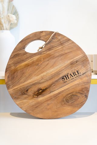 Wood Charcuterie Board- Share