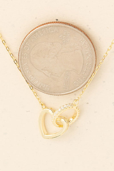 Heart Ring Link Necklace