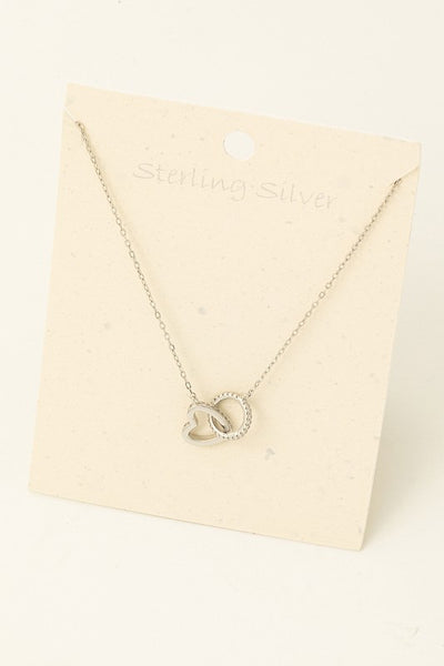 Heart Ring Link Necklace