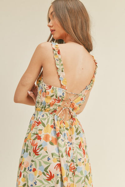 Ruffle Strap Dress