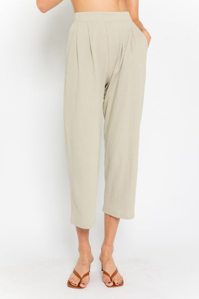 Pleated Joggers
